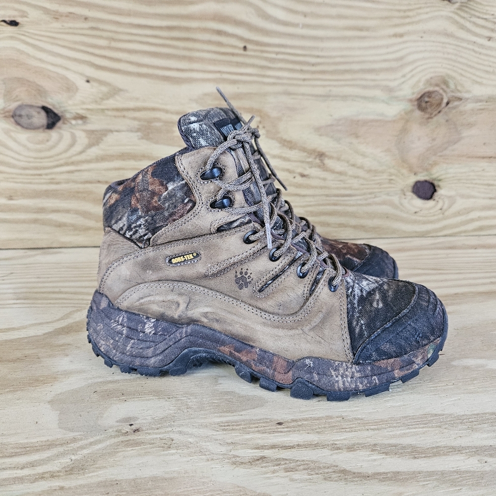 Wolverine Camoflauge Waterproof  Gore-Tex Canyon Nubuck Boots Size 7EW